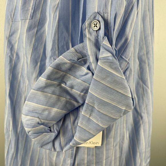 NWT Calvin Klein Button Down Dress Shirt Size XL - Picture 4 of 8
